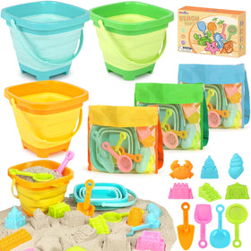 Dreamon 30-pcs set spread on sand, ideal for family-friendly beach play