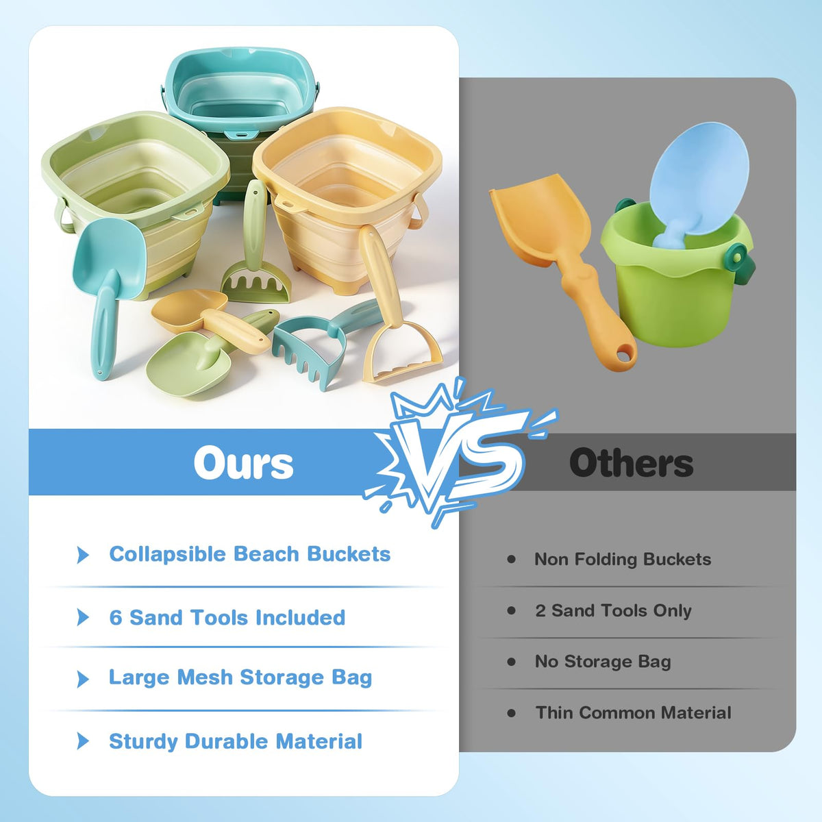 BPA-free, non-toxic construction for safe play with smooth edges