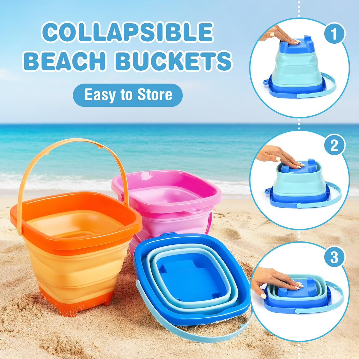 Dreamon Beach Toys sand molds in bright shapes spark imagination