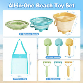 Kid playing sandcastle with Dreamon set, enjoying water and sand flow