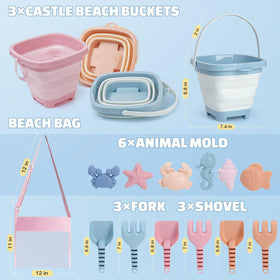 Dreamon beach shovels and rakes set for sunny sandcastle creations.