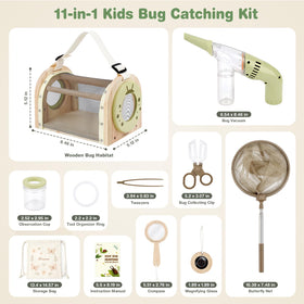 Dreamon bug vacuum enables quick, hands-free insect capture.
