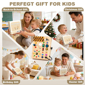 Dreamon LED Busy Board makes an educational, screen-free gift for toddlers