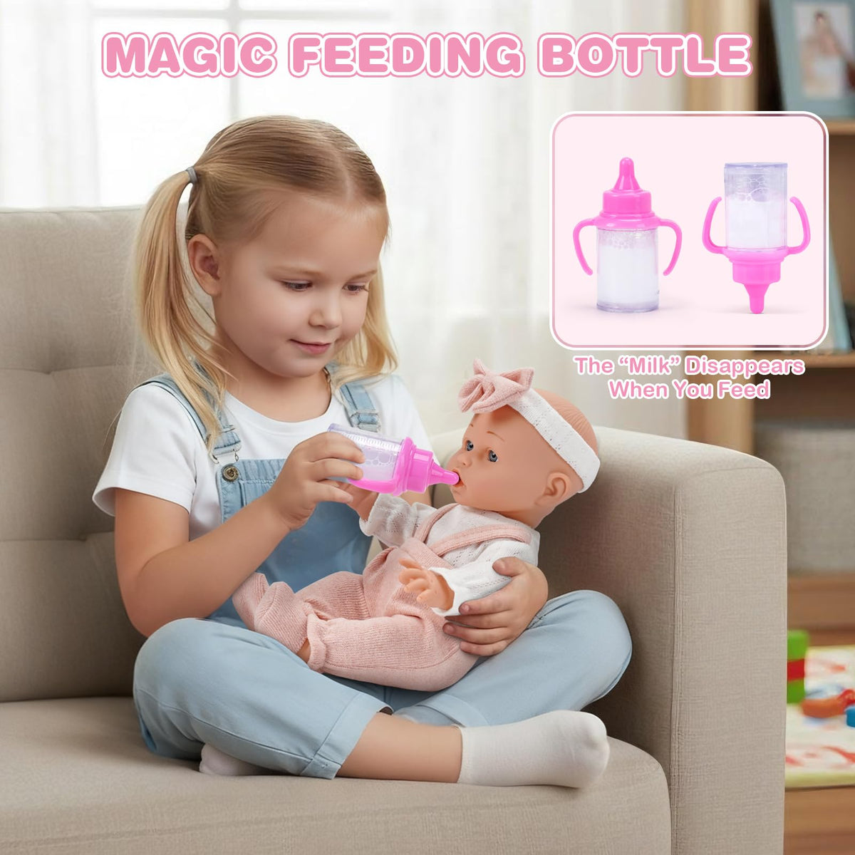 Dreamon doll pillow supports restful pretend naptime play