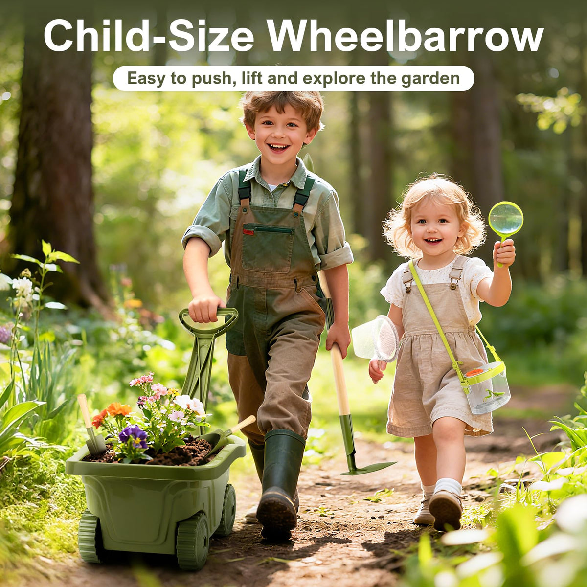 Dreamon explorer kit supports outdoor learning during backyard adventures.