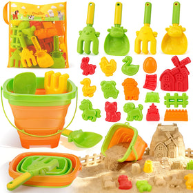 Dreamon Farm Sand Toy Animal Molds for shaping playful wildlife in sand.