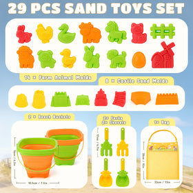 Dreamon Farm Sand Toy Barn Mold creates tiny farm structures for curious minds.