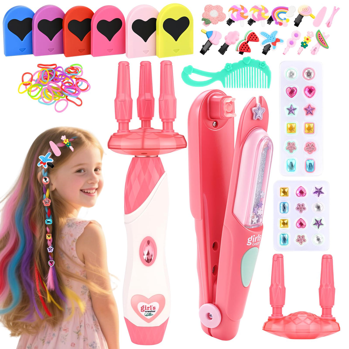 Dreamon hair gem stamper adds reusable sparkle to hair