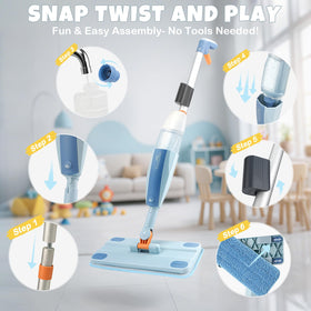 Dreamon spray mop ready to use straight from the box for playtime