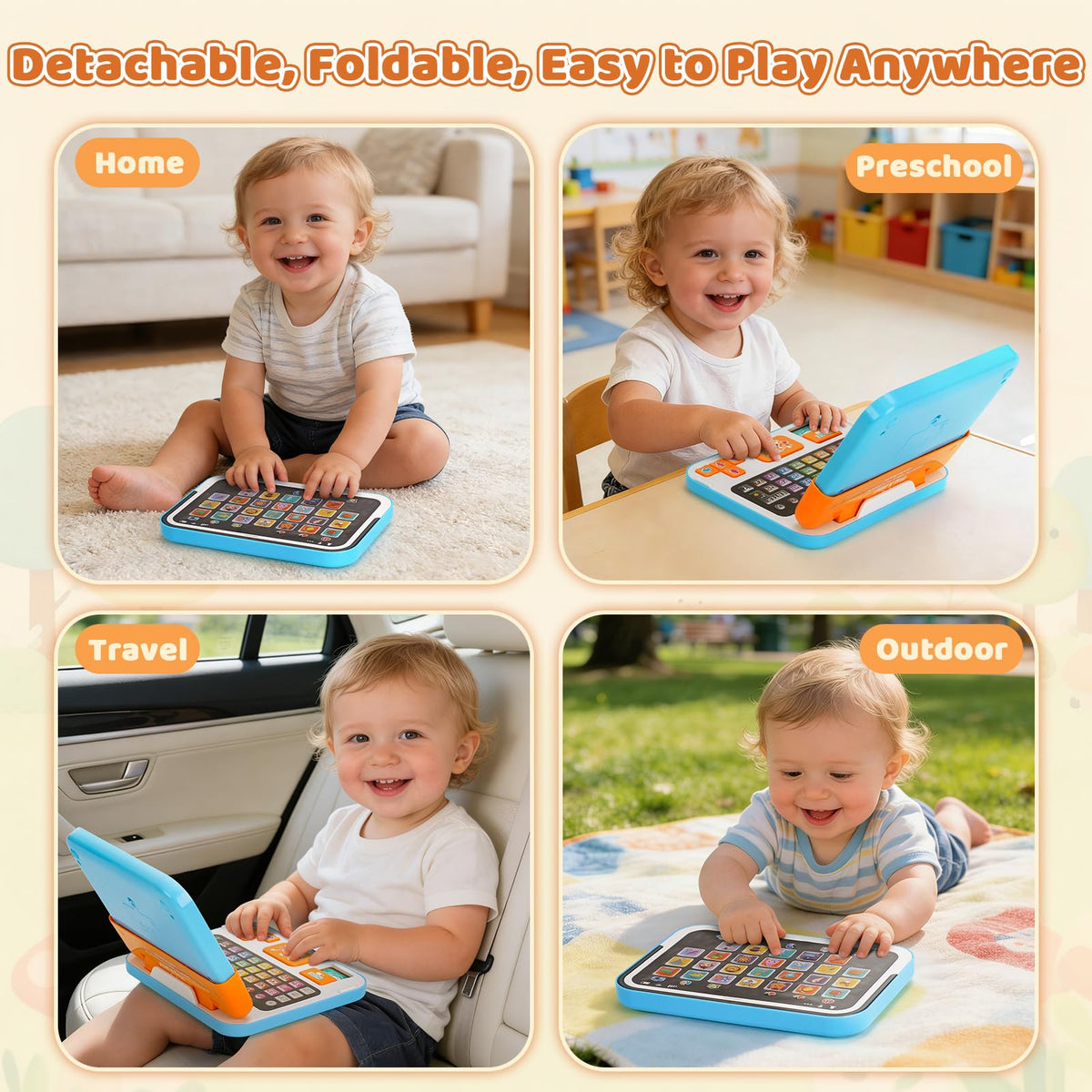Dreamon Learning Laptop safe-abs-design highlights sturdy, child-friendly construction for daily use.