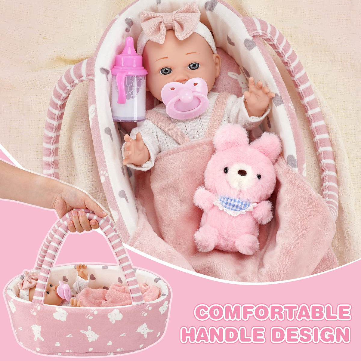 Dreamon liquid feeding bottle for soothing pretend meals