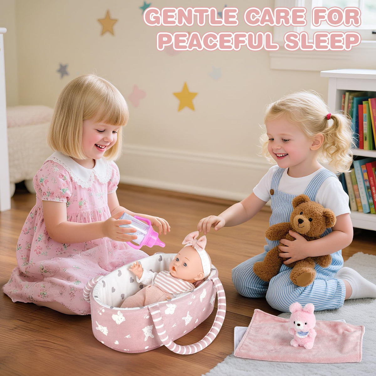 Dreamon lovey bunny provides comforting bedtime support