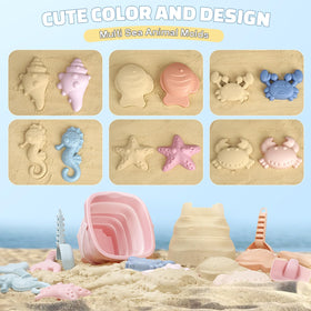 Dreamon mesh bag for storing sand toys and shaking off sand.
