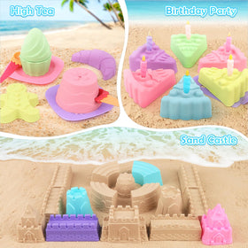 Dreamon mesh bag keeps toys organized and sand-free.