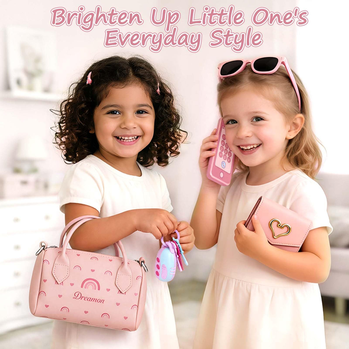 Dreamon Play Purse car keys included for realistic grown-up routines