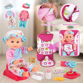 Dreamon potty and diaper bag accessories for caregiving role-play scenarios.