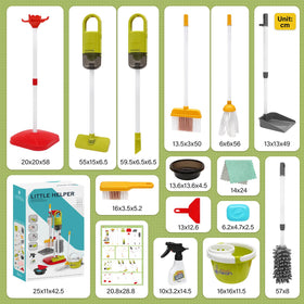 Dreamon Toddler Cleaning Set easy assembly allows quick family setup
