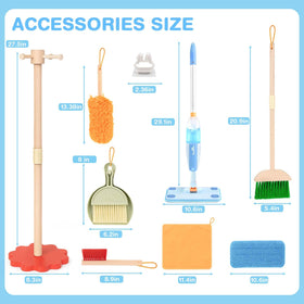 Dreamon cleaning set in action with a child tidying a play space