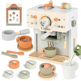 Dreamon toy coffee maker with cups supports imaginative play and social interaction