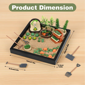 Dreamon Zen Garden vegetable accessories for creative desktop play.
