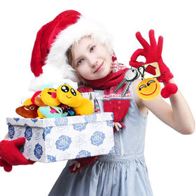 Dreampark emoticon keychain for kids party favors; colorful faces brighten celebrations