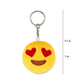 Dreampark emoticon keychain packaging showing premium gift-ready presentation.