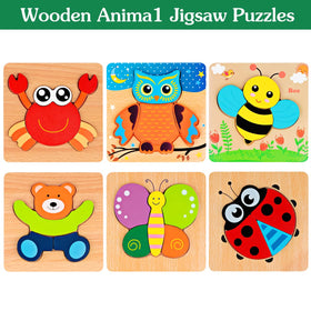 Dreampark wooden puzzle bird offers soothing play while building hand-eye coordination.