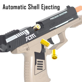 Dreamplay automatic pull-back action image highlighting quick reloading for continuous pretend battles