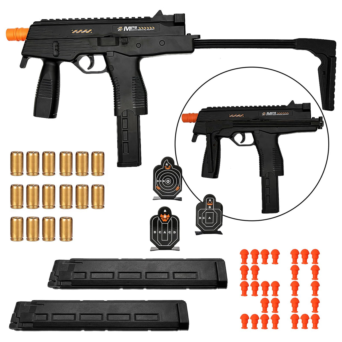 Dreamplay MP9 shell-ejecting feature for immersive play and realistic action.
