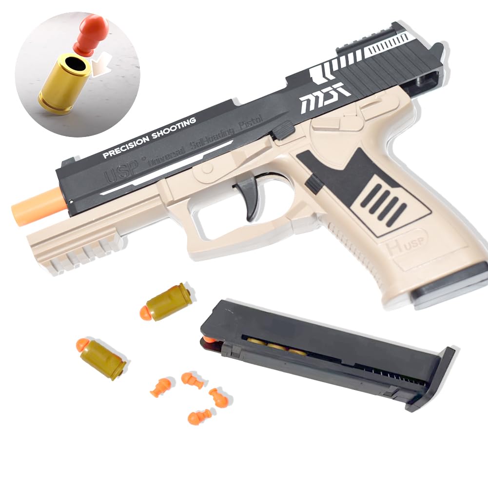 Dreamplay realistic shell ejecting feature shown in action for authentic pretend play