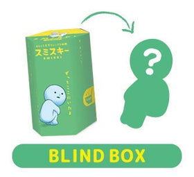 Dreams Smiski glow-in-the-dark figure brightening a corner for nighttime ambience