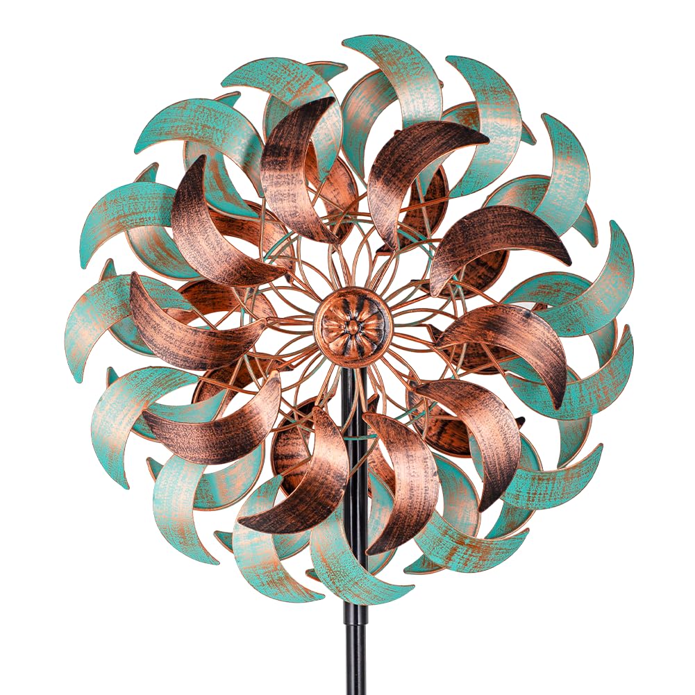 DREAMSOUL wind spinner with 360-degree rotation for smooth yard motion.