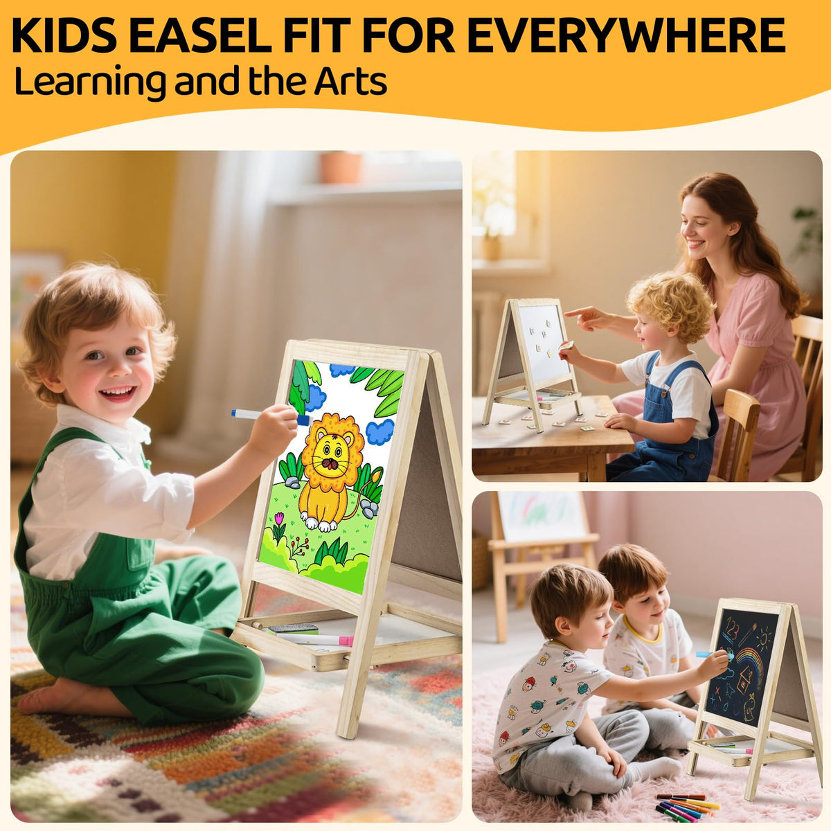 Dreamtailor foldable desktop easel compact for small spaces