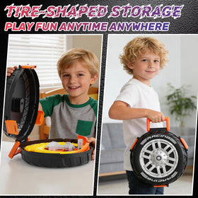 Dreamtailor 1:64 scale cars included for immediate racing action.