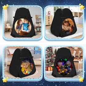 Dreamtrue sensory tent ready for light play with UV lights and projectors
