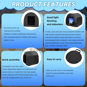 Dreamtrue Sensory Tent is portable and easy to move between rooms