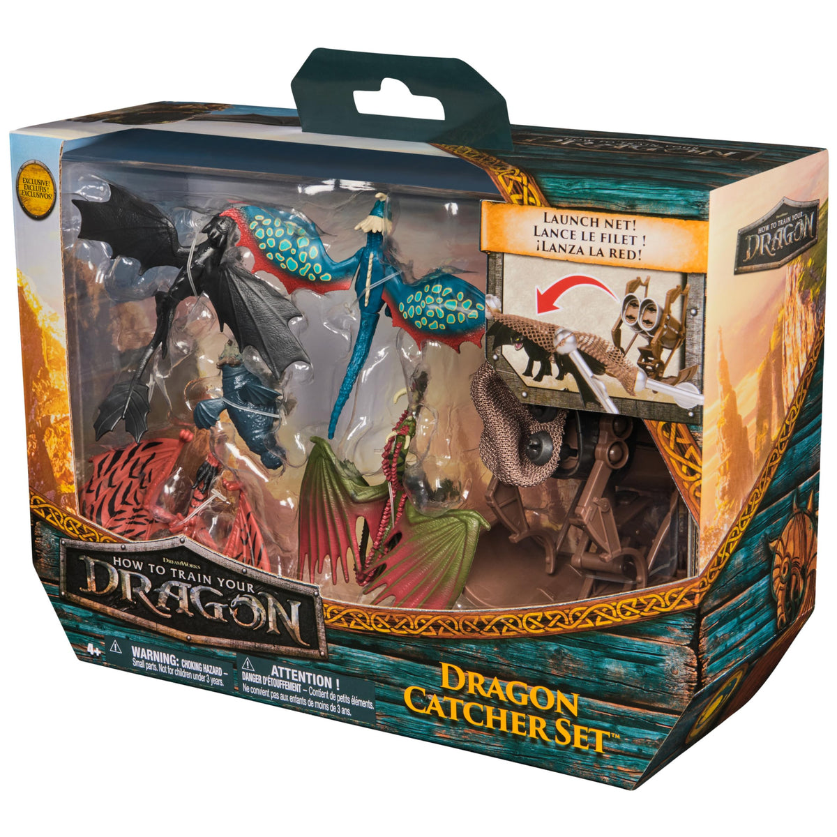 DreamWorks Dragons 5-pack box supports quick setup and collection.