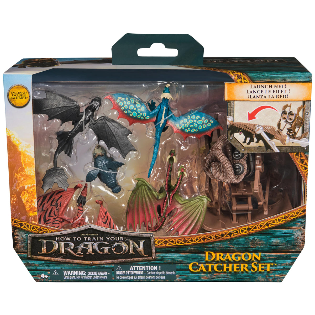 DreamWorks Dragons Gronkle 2-inch figure for pretend battles and adventures.