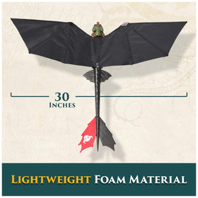 DreamWorks Krokmou with adjustable tail to help steer flight paths