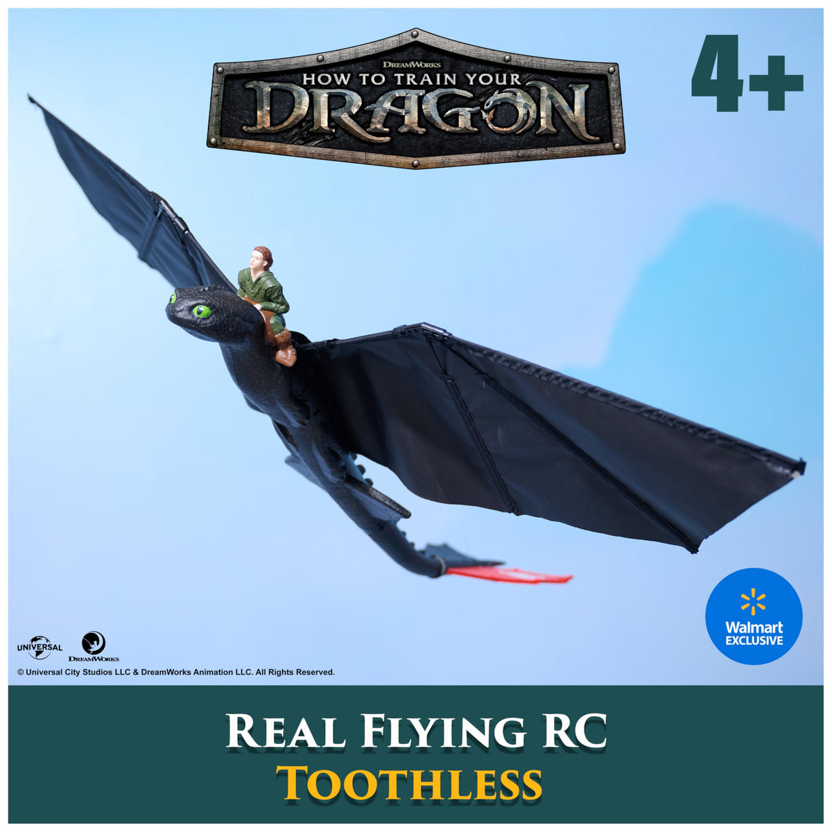 DreamWorks Krokmou with flapping wings for action-packed at-home adventures