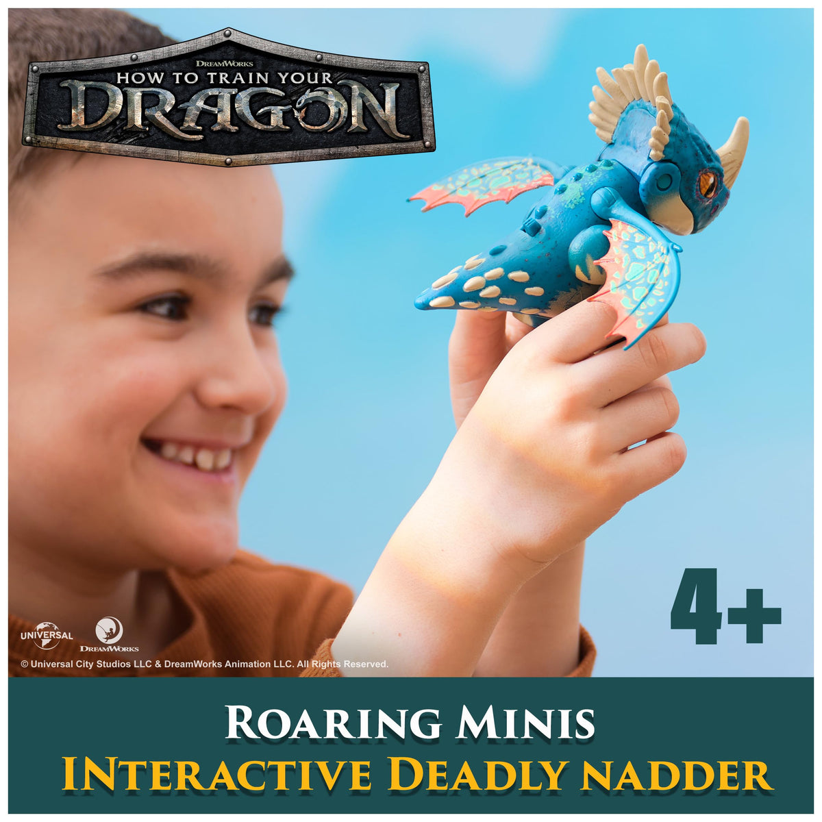 DreamWorks Deadly Nadder offers 25 sounds for interactive play.