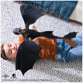 DreamWorks Toothless dive to glide transformation sparks imaginative aerial adventures.