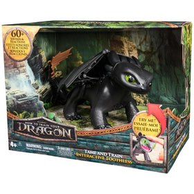 DreamWorks Toothless toy packaging opened invites hands-on play.