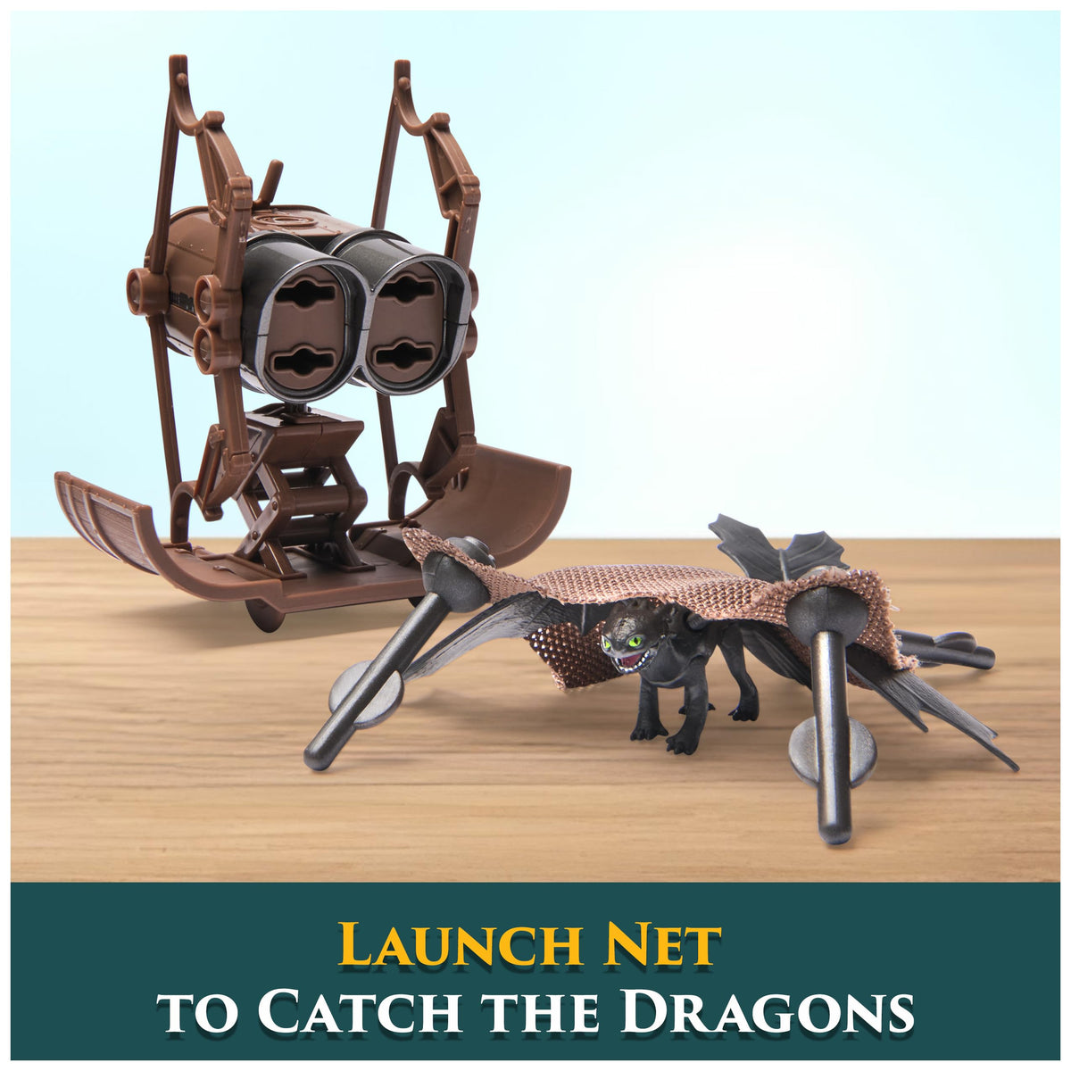 DreamWorks Dragons Hideous Zippleback 2-inch figure for dynamic duo adventures.