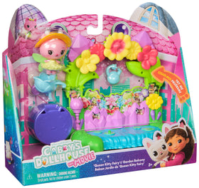 DreamWorks Gabby's Dollhouse balcony with pegged pieces for customizable setups