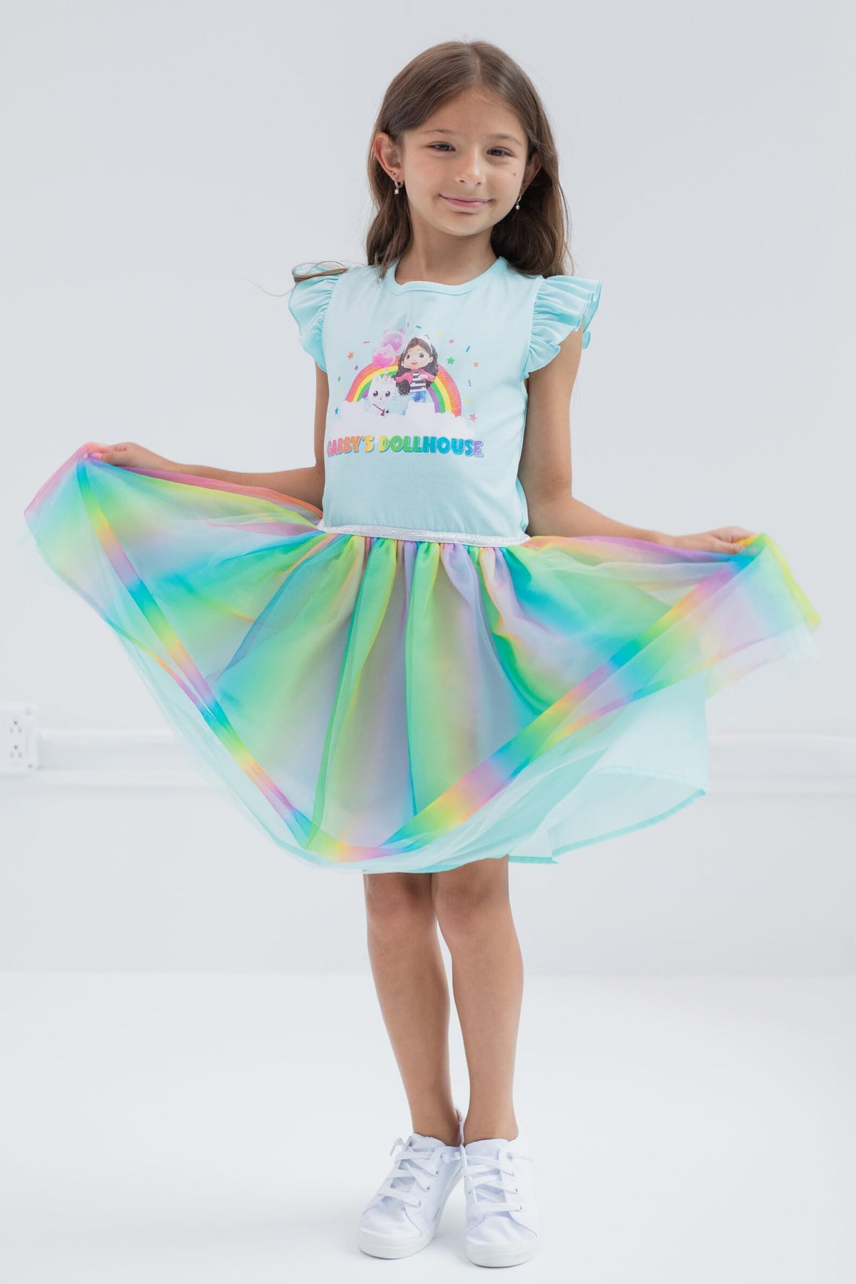 Gabby Pandy Paws dress skirt detail with sparkle waistband for daily wear