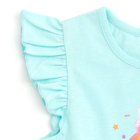 DreamWorks Gabby’s Dollhouse Gabby Pandy Paws blue tulle skirt for twirl-worthy play