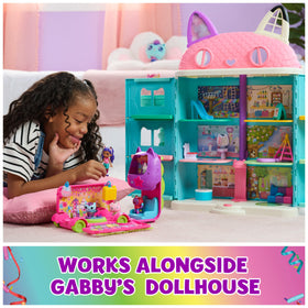 DreamWorks Gabby's Dollhouse kitty disco ball adds sparkle to playtime.