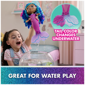 Gabby’s Dollhouse Mermaid Gabby includes 14 movie-inspired phrases for storytelling