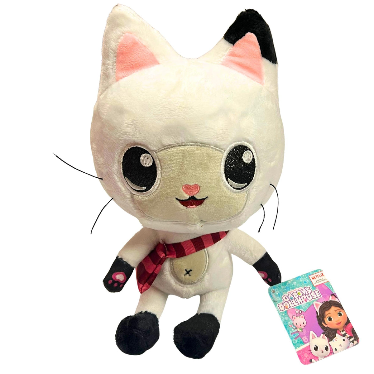 DreamWorks Gabby's Dollhouse Pandy Paws plush, large and soft, great for gifting to fans.